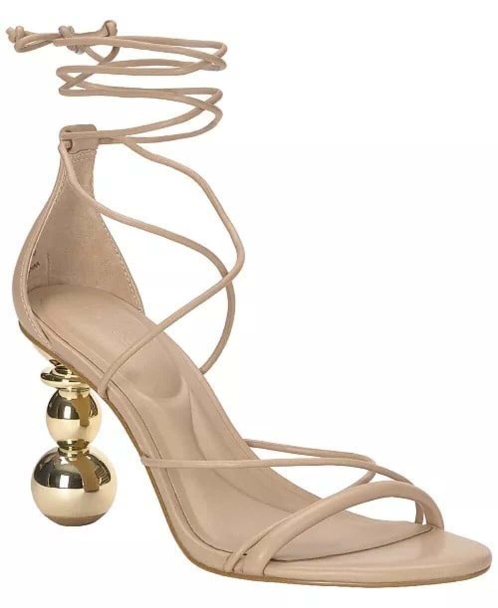 I.N.C. International Concepts Women's Anders Lace Up Ball Heel Sandals Size 10M